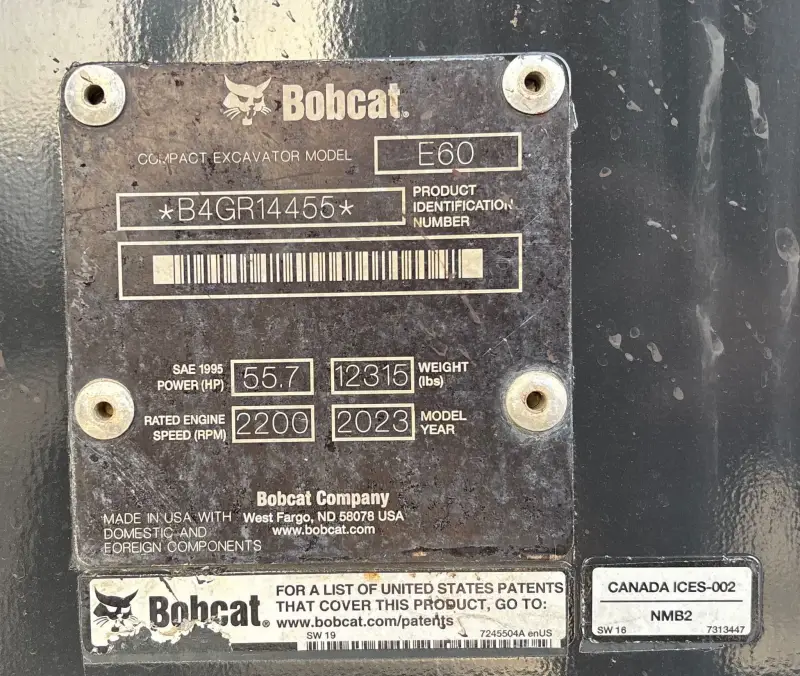 2023 Bobcat E60 photo 90