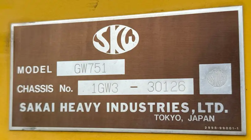 2017 Sakai GW751 photo 55