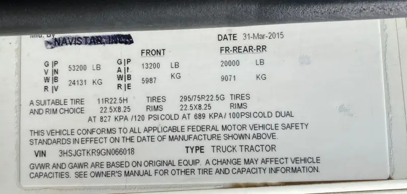 2016 Caterpillar CT660 photo 63