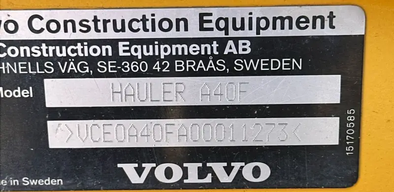 2011 Volvo A40F photo 66