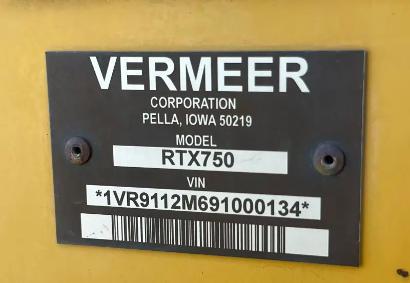 2009 Vermeer RTX750 photo 98