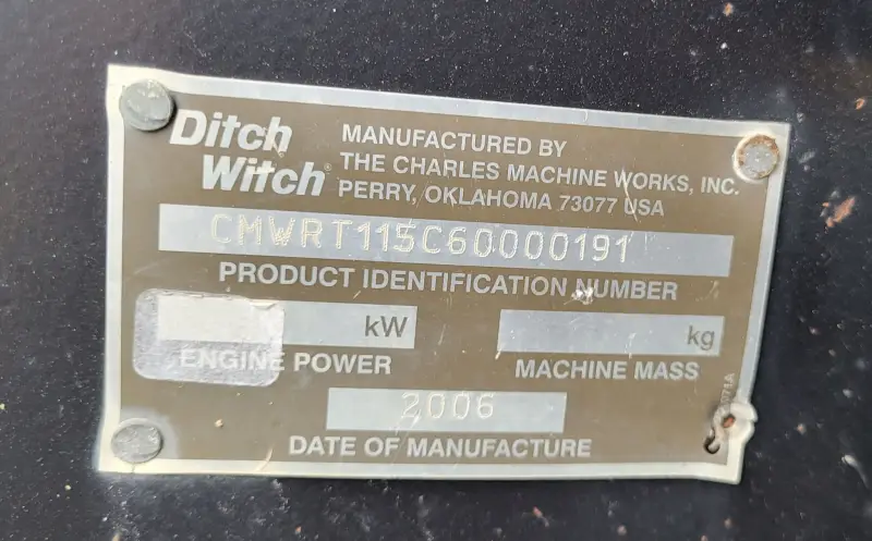 2006 Ditch Witch RT115 photo 86