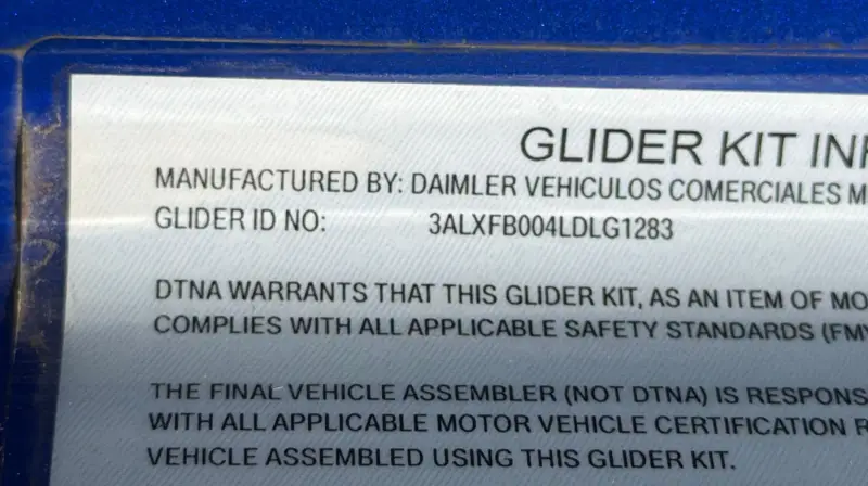 2020 Freightliner Coronado glider kit photo 94